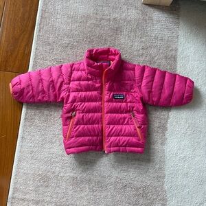 Patagonia Pink and Coral Puffer Jacket